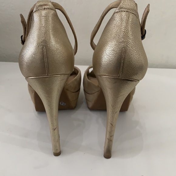 Jessica Simpson Suede and Leather Heels Size 9.5 - Picture 7 of 15